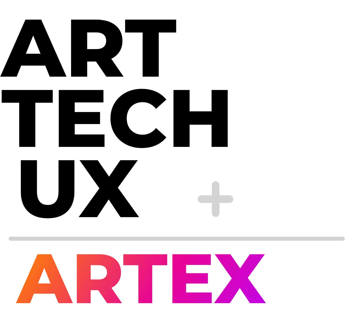 math formula: Art + technology = Artex
